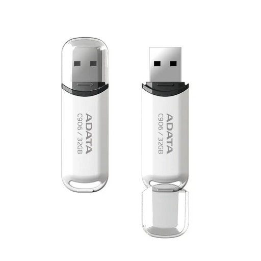 ADATA C906 64GB USB 2.0 White - USB памети<<<ADATA памети и аксесоари<<<ADATA<<<PolyComp