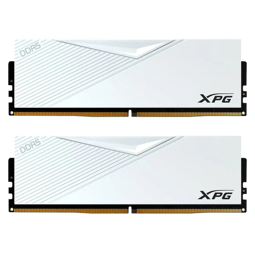 ADATA LANCER 32GB (2x16GB) DDR5 6400 MHz U-DIMM White - Памети за настолни компютри<<<ADATA памети и