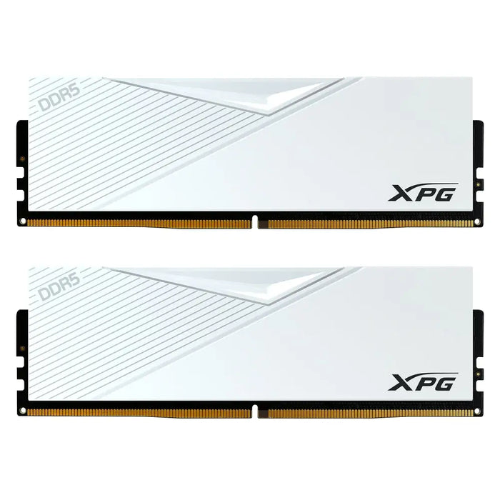 ADATA LANCER 32GB (2x16GB) DDR5 6400 MHz U-DIMM White - Памети за настолни компютри<<<ADATA памети и