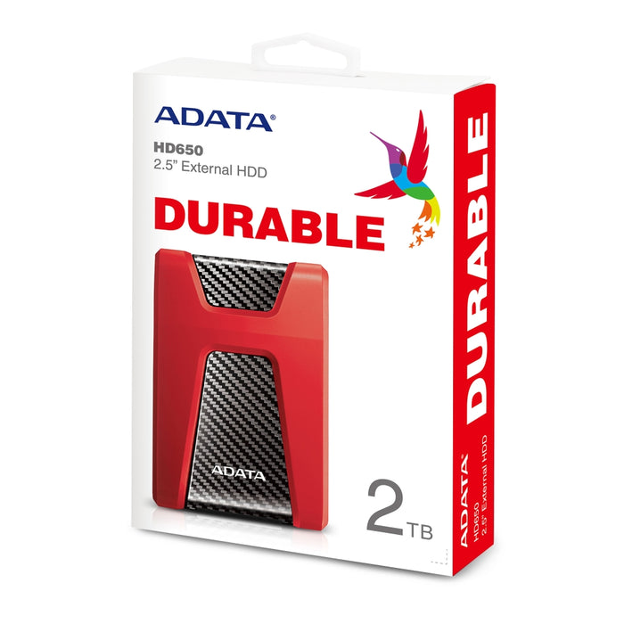 External Hard Drive Adata AHD650-2TU31-CRD Blue 2 TB