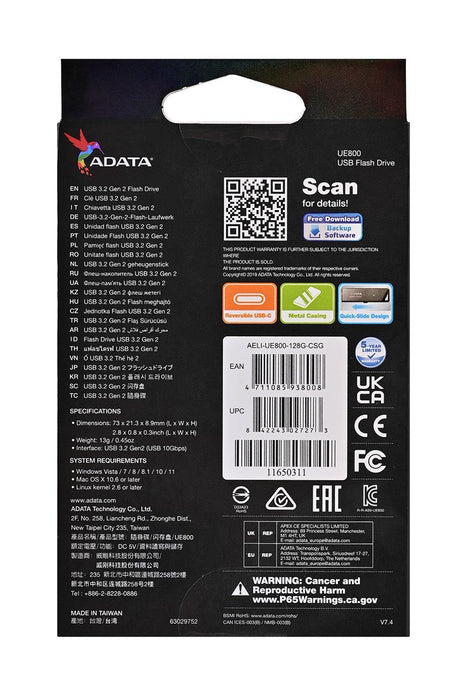 USB stick Adata UE800  128 GB