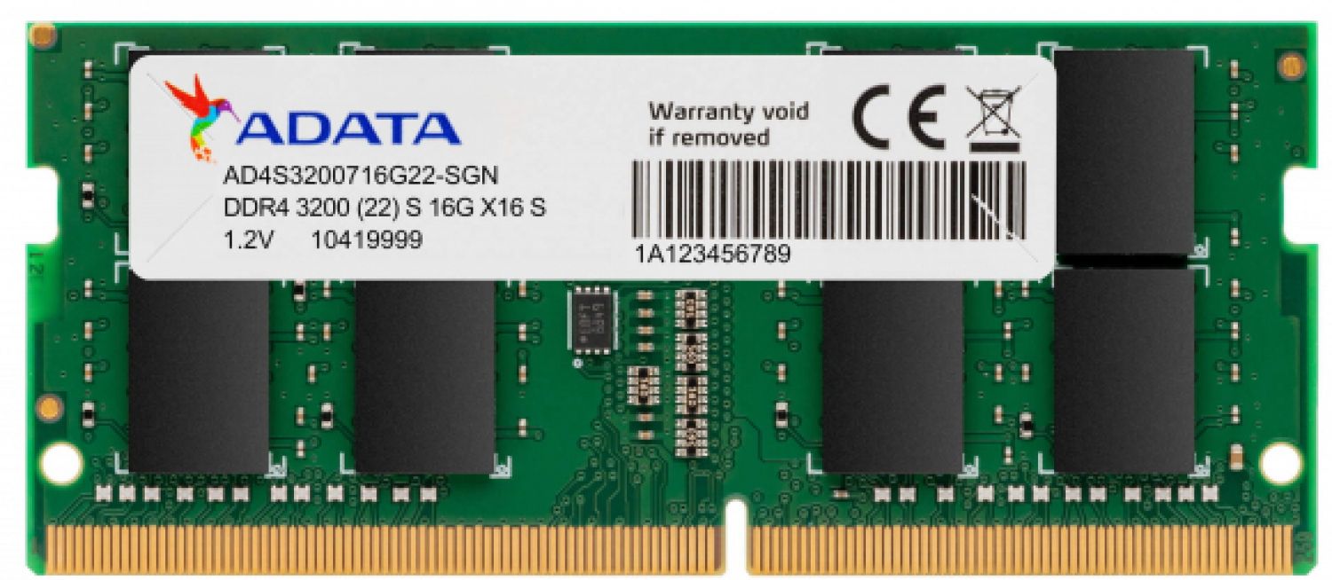 ADATA 16GB DDR4 3200 MHz SO-DIMM