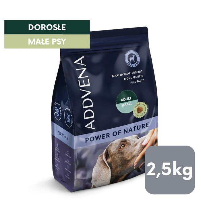 ADDVENA Power of Nature Adult Small Lamb - dry dog food - 2,5kg