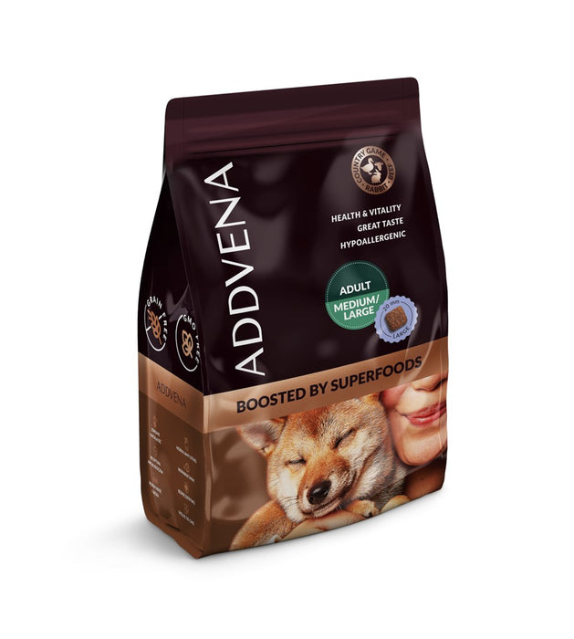 ADDVENA Boosted by superfoods Adult Medium/Large Beef - dry dog food - 2,5kg