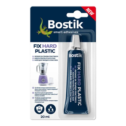 ADHESIVE FOR HARD PLASTIC FIX HARD PLASTIC 20 ML BOSTIK - Лепила<<<Лепила и ленти<<<Бои и