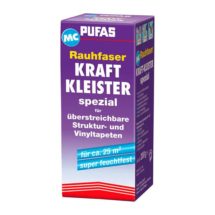 ADHESIVE FOR RAUFAZER AND BATHROOM WALLPAPERS 200 G PUFAS - Лепила<<<Лепила и ленти<<<Бои и