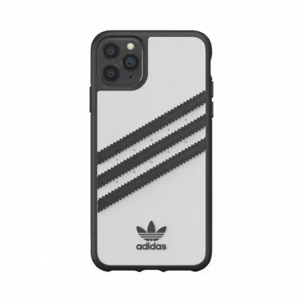 Adidas Moulded Case PU for iPhone 11 Pro Max - White and Black - Cell phone cases and covers<<<HurtelXML