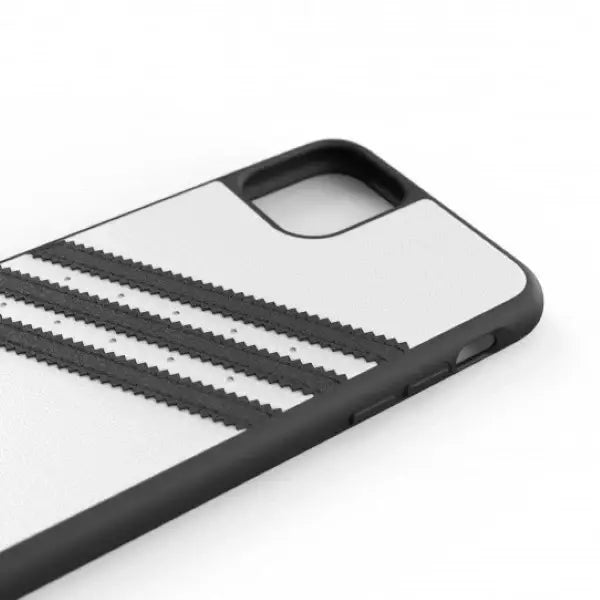 Adidas Moulded Case PU for iPhone 11 Pro Max - White and Black - Cell phone cases and covers<<<HurtelXML