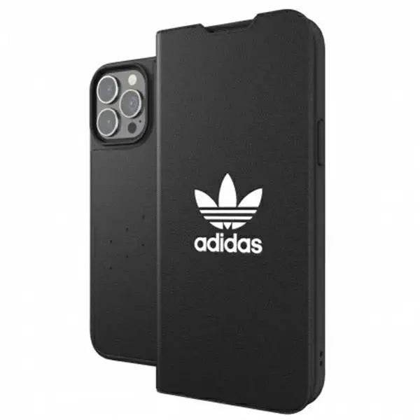 Adidas OR Booklet Case BASIC iPhone 13 Pro Max 6,7’’ czarno biały/black white 47127 - Cell phone cases