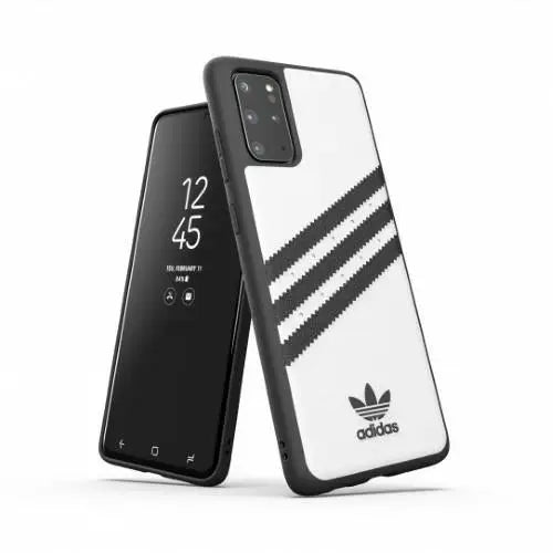 Adidas OR Moudled Case PU for Samsung Galaxy S20+ - White and Black - Cell phone cases and covers<<<HurtelXML