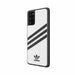 Adidas OR Moudled Case PU for Samsung Galaxy S20+ - White and Black - Cell phone cases and covers<<<HurtelXML
