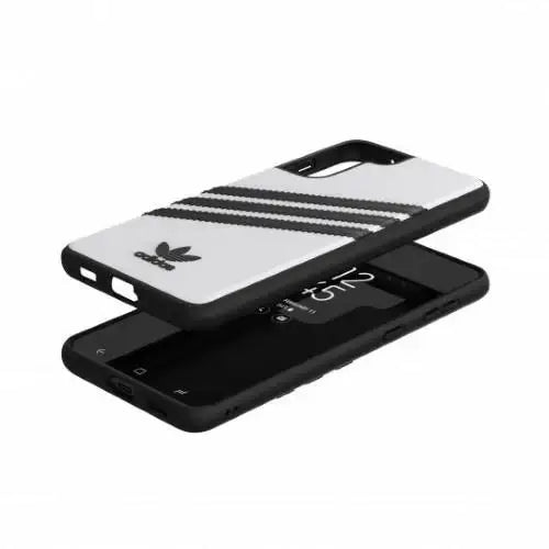 Adidas OR Moudled Case PU for Samsung Galaxy S21+ - White and Black - Cell phone cases and covers<<<HurtelXML