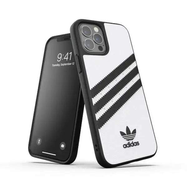 Adidas OR Moulded PU FW20 iPhone 12 Pro czarno biały/black white 42238 - Cell phone cases and covers<<<HurtelXML
