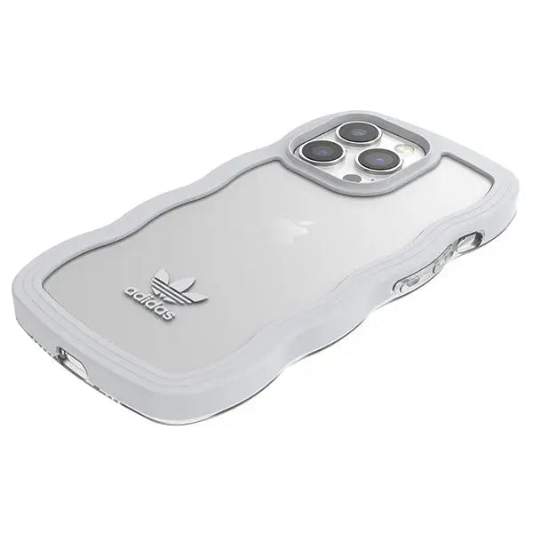 Adidas OR Wavy Case iPhone 13 Pro /13 6.1’’ white-transparent/white-transparent 51903 - Cell phone cases