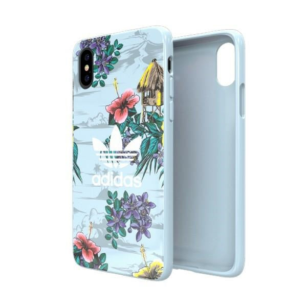 Adidas OR SnapCase Floral case for iPhone X / Xs - gray