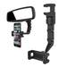 Adjustable car rearview mirror holder for smartphone black - Cell phone holders<<<HurtelXML