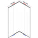 ADJUSTABLE SHOWER CABIN INTER CERAMIC 787TR - Обикновени душ кабини<<<Душкабини и сауни<<<Баня<<<Praktiker