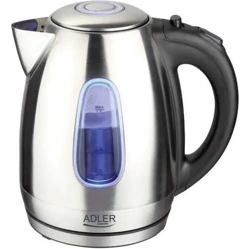 Adler AD 1223 electric kettle 1.7 L Black,Stainless steel 2200 W - Electric kettlesAGD-CZE<<<Home Appliance