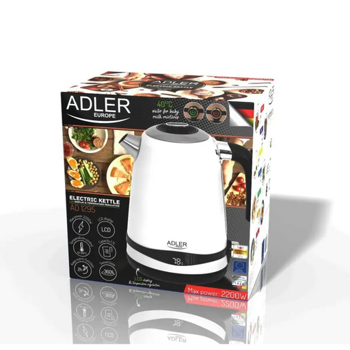 Adler AD 1295w Electric kettle 1.7 l White - Electric kettlesAGD-CZE<<<Home Appliance - ProductsAGD<<<ActionPL
