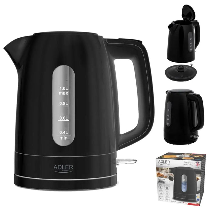 ADLER AD 1380B black electric kettle - Electric kettlesAGD-CZE<<<Home Appliance - ProductsAGD<<<ActionPL