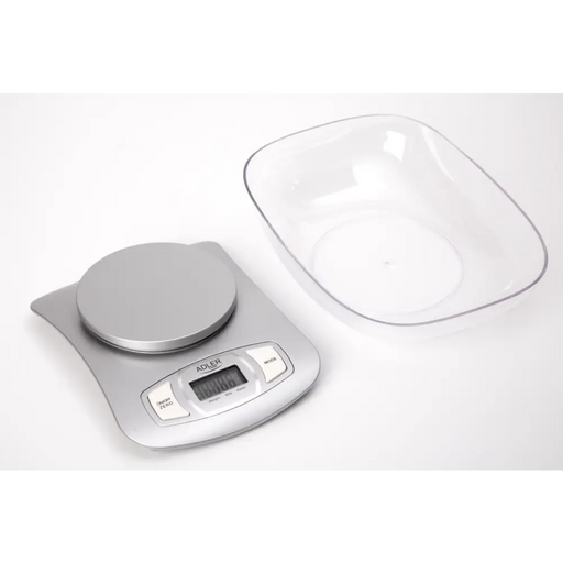 Adler AD 3137s Silver Countertop Electronic kitchen scale - Kitchen scalesAGD-WGK<<<Home Appliance
