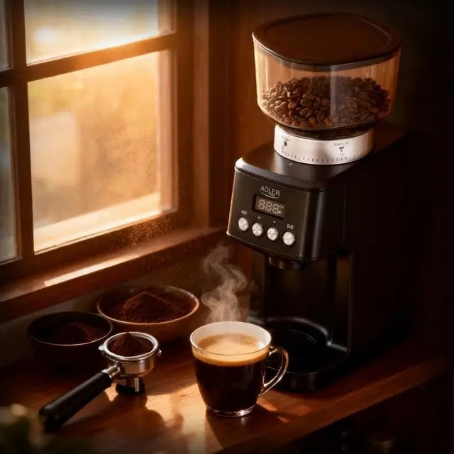 Adler AD 4300 Burr coffee grinder black - Coffee grindersAGD-MLY<<<Home Appliance - ProductsAGD<<<ActionPL&&&Spice