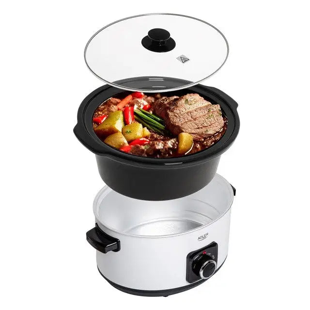 Adler AD 6413W Slow cooker 5.8 l White - Slow CookersAGD-WON<<<Home Appliance - ProductsAGD<<<ActionPL
