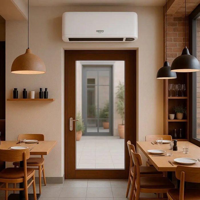 Adler AD 7753 air curtain Black White 2000 W - Fan heatersAGD-TER<<<Home Appliance - ProductsAGD<<<ActionPL