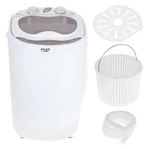 Adler AD 8055 washing machine Top-load 3 kg Cream White - Freestanding washing machinesAGD-PRW<<<Home Appliance