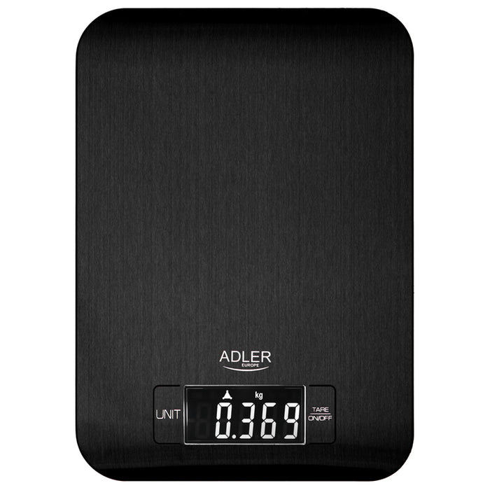 KITCHEN SCALE BLACK ADLER