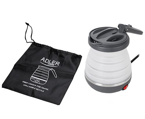 Adler AD 1279 electric kettle 0.6 L 750 W Black, White