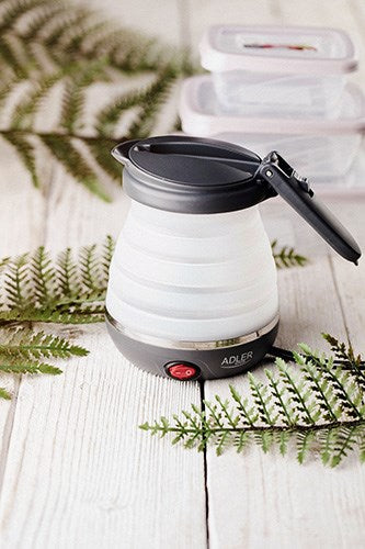 Adler AD 1279 electric kettle 0.6 L 750 W Black, White