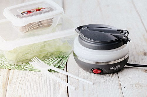 Adler AD 1279 electric kettle 0.6 L 750 W Black, White