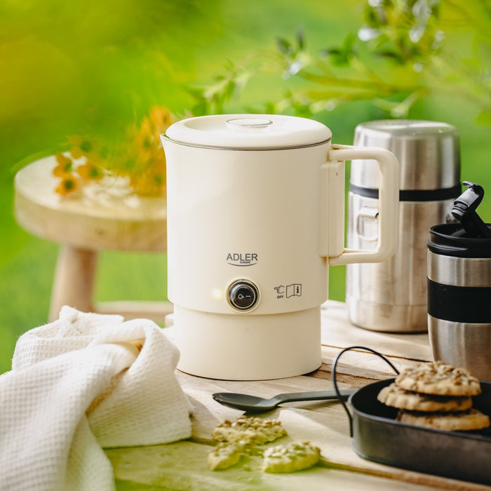 Electric kettle ADLER AD 1388b tourist 0.8 L 650 W Beige