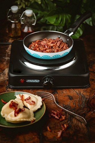 Mesko Home MS 6508 hob Black Countertop Sealed plate 1 zone(s)