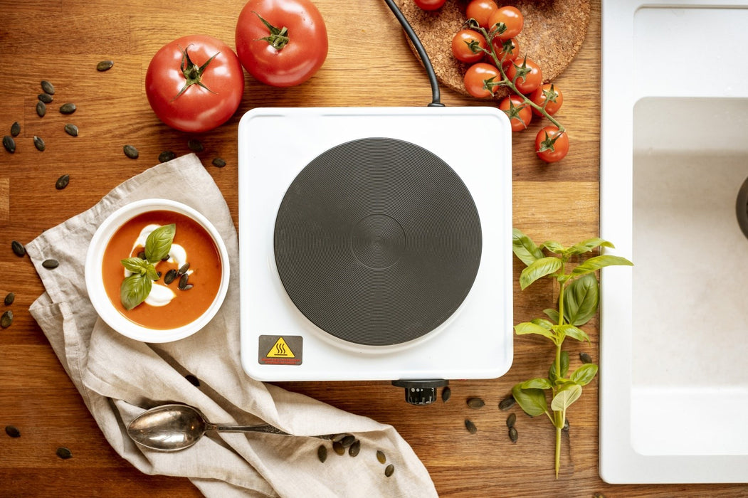 Adler AD 6503 hob White Countertop Sealed plate 1 zone(s)