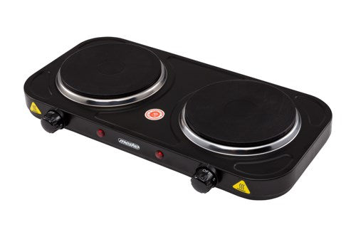 Mesko Home MS 6509 hob Black Countertop Sealed plate 2 zone(s)