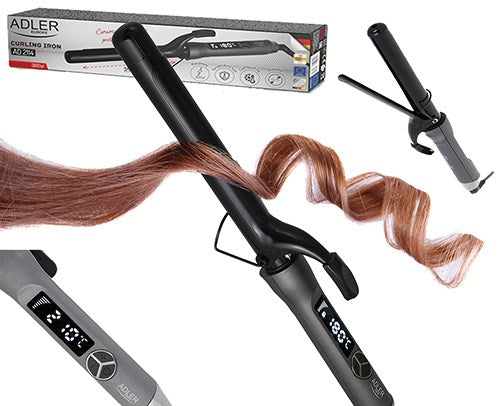 Adler AD 2114 hair styling tool Curling iron Warm Grey 60 W 1.8 m