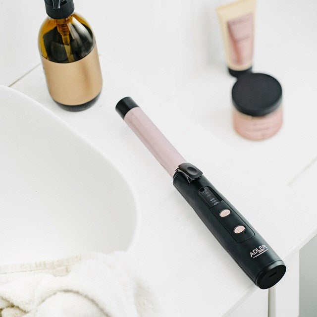 Adler AD 2120 Wireless USB curler black, pink