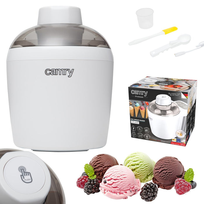 Camry Premium CR 4481 ice cream maker Gel canister ice cream maker 0.7 L 90 W White