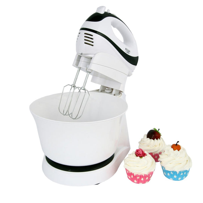 Adler AD 4206 Stand mixer Black,White 300 W