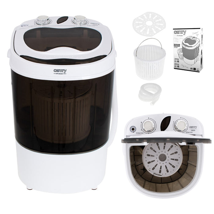 Camry Premium CR 8054 washing machine Top-load 3 kg Brown, White