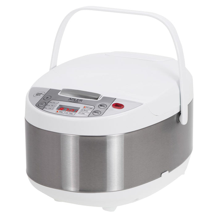 Adler AD 6420 Multi-cooker 6 in 1 – 3.25 L silver, white