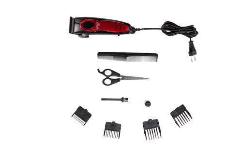 Adler AD 2825 hair trimmers/clipper Black, Red