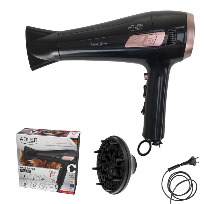 Adler AD 2283 Hair dryer 2000 W Black