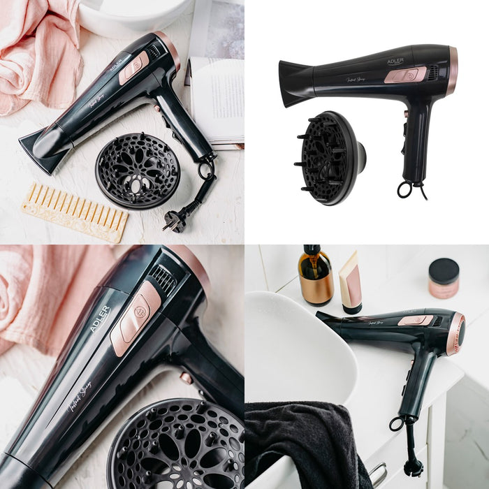 Adler AD 2283 Hair dryer 2000 W Black