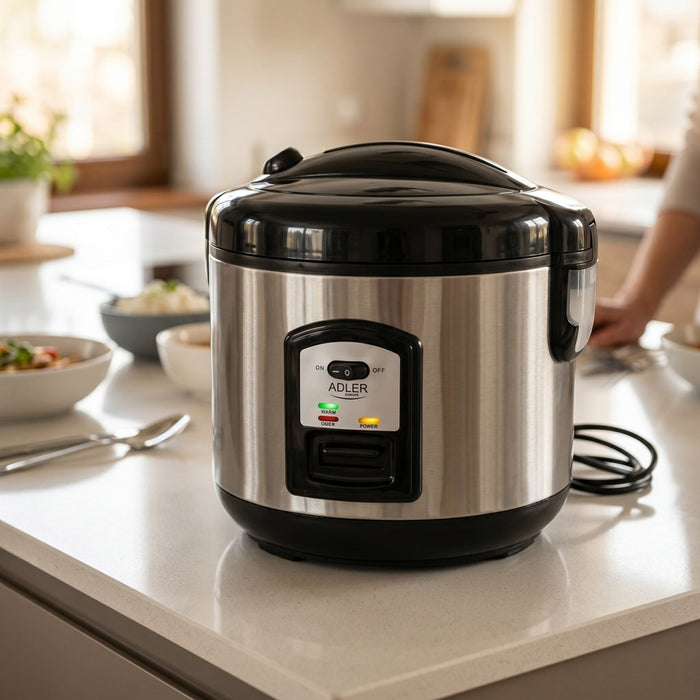 Adler AD 6406 rice cooker Black,Stainless steel 1000 W