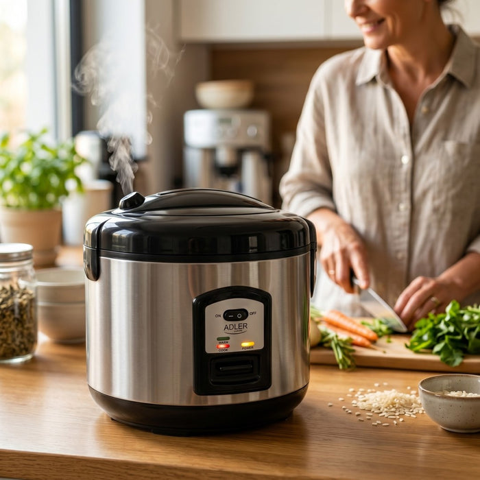 Adler AD 6406 rice cooker Black,Stainless steel 1000 W