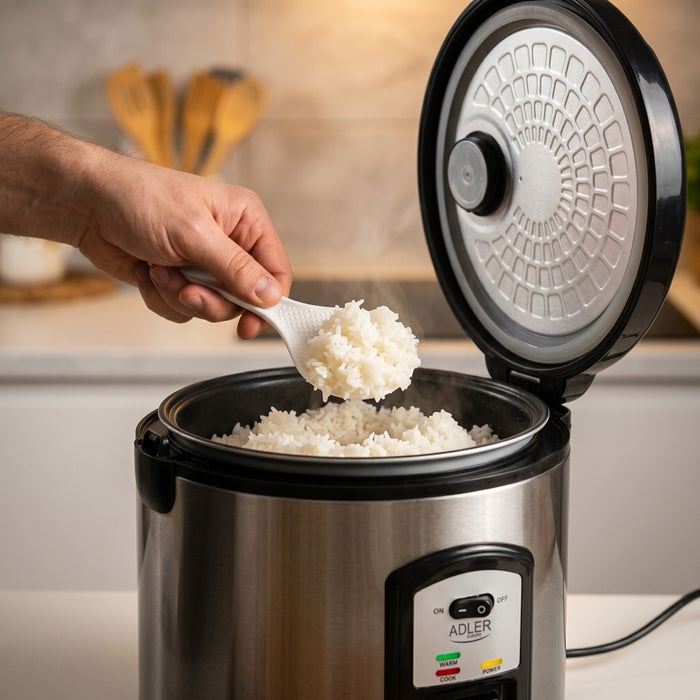 Adler AD 6406 rice cooker Black,Stainless steel 1000 W