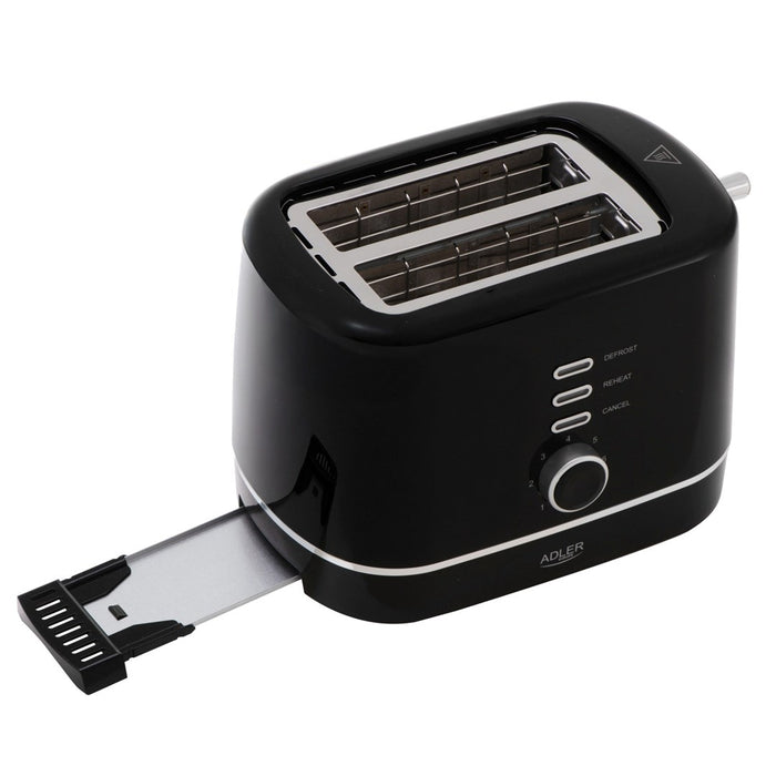 Adler AD 3224b Toaster with rack 7 browning levels black